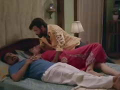 Indian desi bhabhi in night gown seduced by theif web series