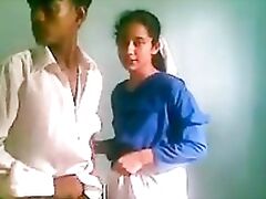 Indian college couple kiss suck and fuck inside class