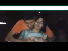 Desi girlfriend boobs kissing